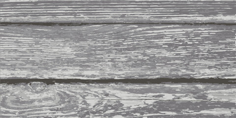 Fototapeta premium Weathered vintage wood. Aged wooden background. Vector illustration