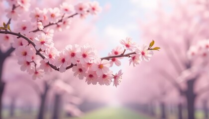 Obraz premium Blooming beauty in a serene setting