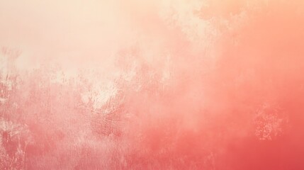 Obraz premium Light coral grainy gradient background with a subtle noise effect for a banner design