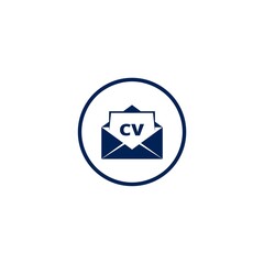 Isometric Resume  icon isolated on white background.