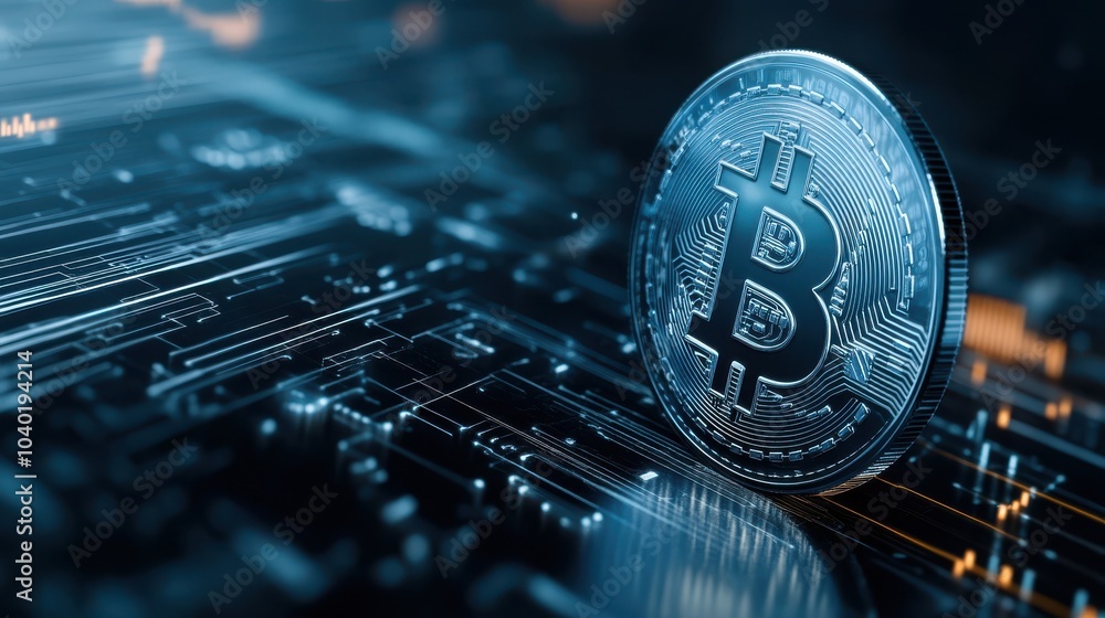 Aufkleber Exploring the future of digital currency the rise of bitcoin and blockchain technology