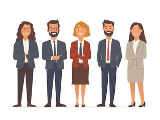 Flat Candid Negotiation Middle Ground ESG Discussion Image Illustrating Agreement Smiles Nods Business Collaboration Simple Vector Illustration