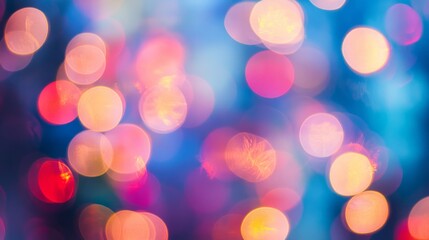 Blurred orange pink and red light background with black and blue background, background posters and banners look HD and look luxurious