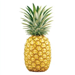 Fototapeta premium Fresh Pineapple with Tropical Texture and Detail
