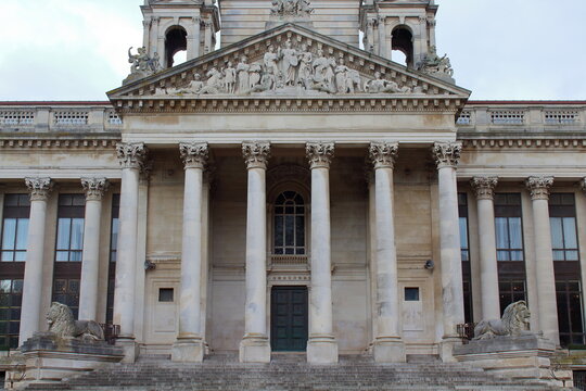 Portsmouth guildhall in England