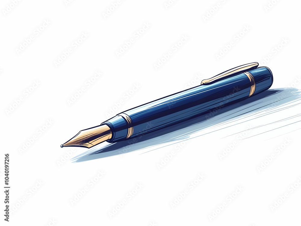 Aufkleber flat plain backdrop contract pen concept floating air close up zoom out generous copy space simple v