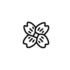 Design icons vector illustration of a flower