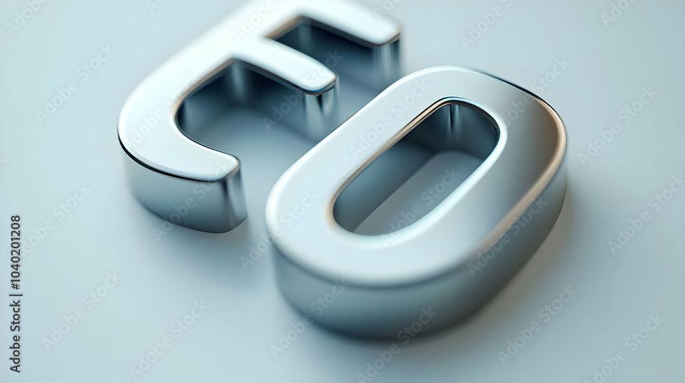 Poster 3d percentage sign rotating on plain white surface concept for discounts and offers | close-up view 