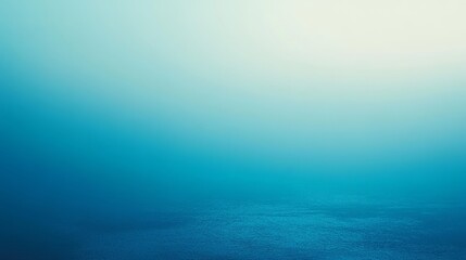 Obraz premium Serene blue gradient over water