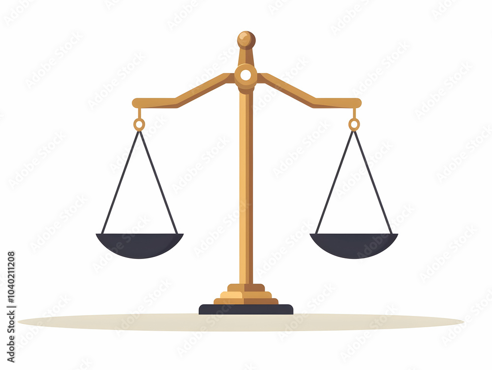Poster flat plain scale balancing equal weights glossy white background ample copy space straight on shot s