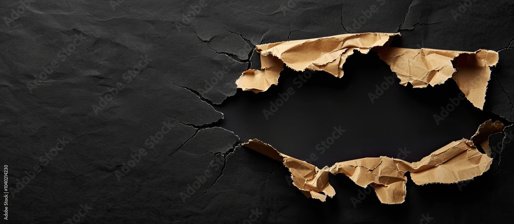 Aufkleber competitor analysis message on torn cardboard against black backdrop represents competitor analysis 