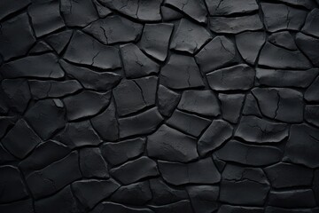 Black brick wall texture.