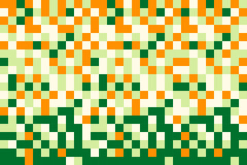 Abstract pixel backgrounds seamless pattern with squares