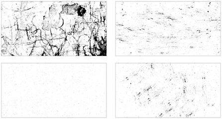 Grunge Urban Backgrounds set. Texture Vector. Dust Overlay Distress Grain. Grunge textures set. Collection of vector overlay, distress, textures