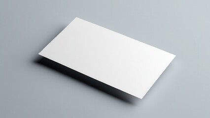 Professional business card mockup with a customizable front and back design, offering a realistic preview for branding projects and marketing materials.