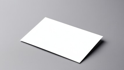 Clean and minimalistic business card mockup showcasing a professional layout on a neutral background. Ideal for branding presentations and design previews.