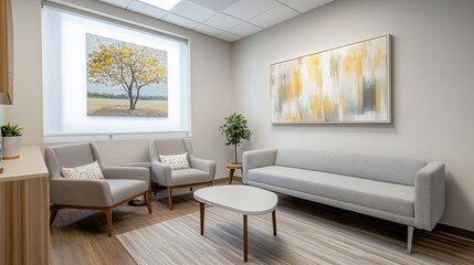 Fototapeta premium Modern Consultation Room for Mental Health Clinics
