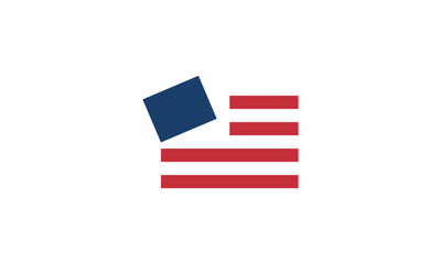 Obraz premium a graphic image with american data theme, white background. vector graphic base.
