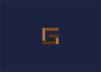 letter g with wooden floor logo icon design vector design template inspiration