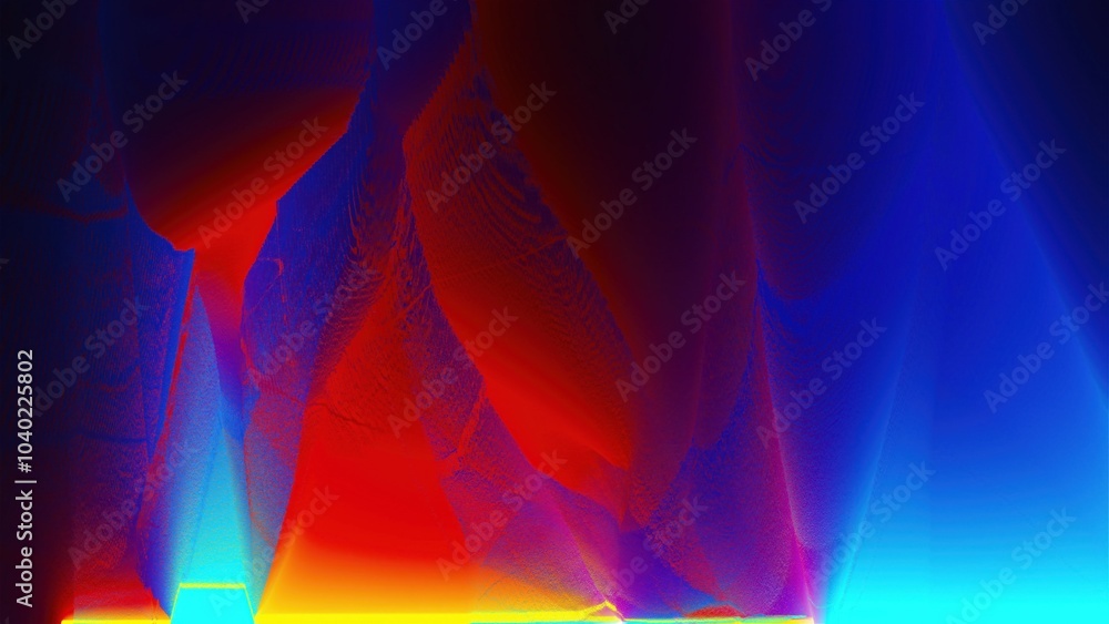 Poster abstract colorful noise. computer generated 3d render