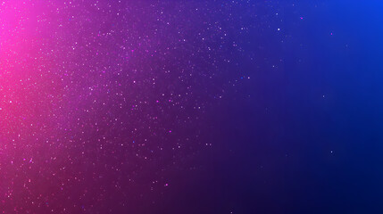 Obraz premium Vibrant cosmic particles shimmering in a gradient of pink and blue shades during nighttime, creating a captivating celestial effect
