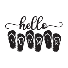 hello summer background inspirational positive quotes, motivational, typography, lettering design	