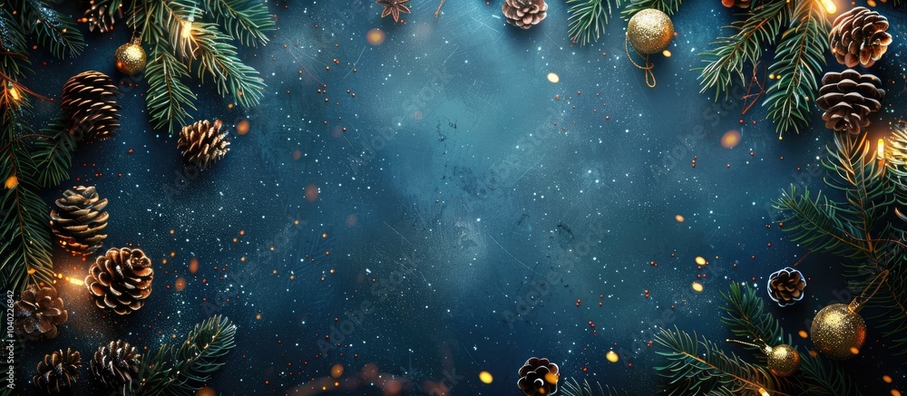 Poster background for christmas and new year holidays with space for writing. copy space image. place for a