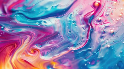 Abstract vibrant spectrum, liquid backgrounds