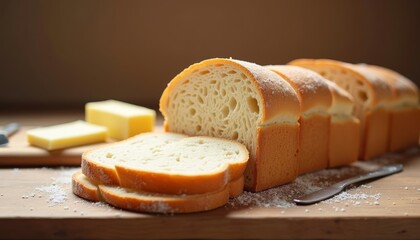  Deliciously fresh bread ready to be savored