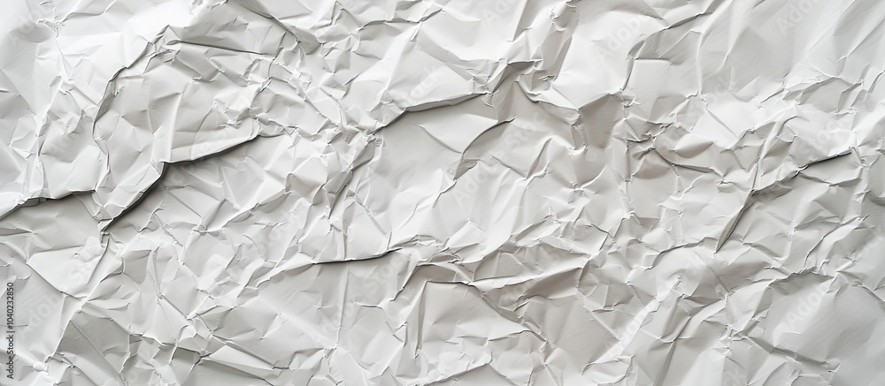 Aufkleber textured white paper with crumpled features providing a background for a copy space image
