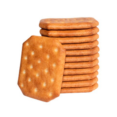 biscuits on a white background