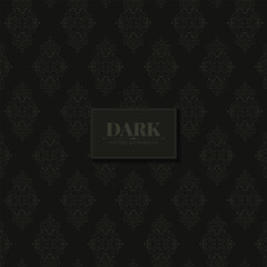dark ethnic seamless pattern template
