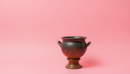  Elegant pottery against a vibrant backdrop