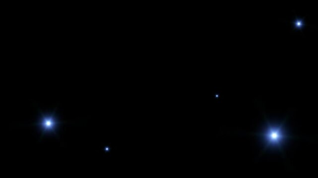 Blue Photographer camera flashes. Random bright blinking lights. Flashing lens