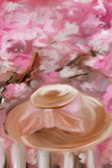 pink rose petals