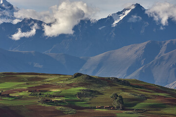 Endless beauty in the farmlands near Moray and Maras, where ancient techniques meet breathtaking landscapes. The heart of Peru&rsquo;s agricultural history still thrives here.