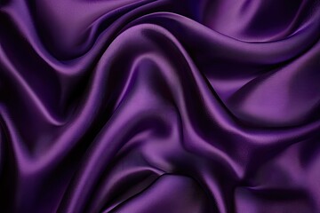 Obraz premium Luxurious purple silk fabric with smooth, flowing textures, ideal for elegant presentations and fashionable designs.
