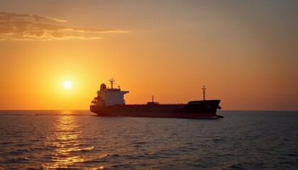 Fototapeta premium Sail into the sunset with a cargo of dreams