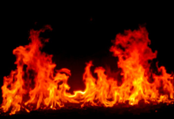 A Fiery Display of Elemental Energy and Intense Heat"