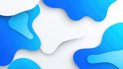 Clean Minimal Tech Background in Light Blue Colors