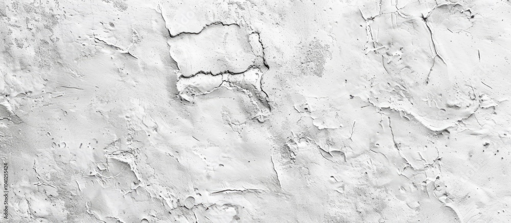 Poster background pattern of a white concrete wall with textures providing copy space image