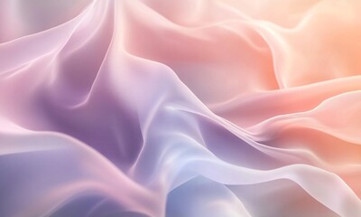 Obraz premium abstract background with soft gradients and ethereal shapes in pastel tones of lavender, mint, and peach,