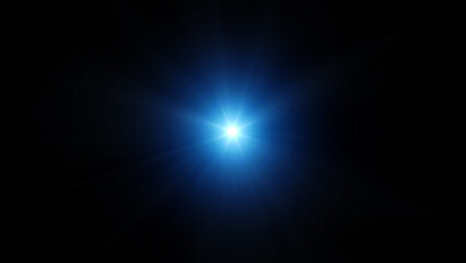 Shining sun with rays. Front solar flare lenses. Bright Star. Glowing light 