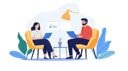 Insurance agent meeting with clients to discuss different policy options