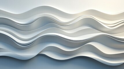Obraz premium Three dimensional render of wavy pattern. waves abstract background texture