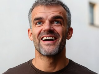 Fototapeta premium People facial emotion expression, AI generated