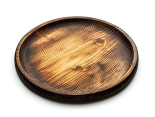 Obraz premium Wooden Plate Close Up