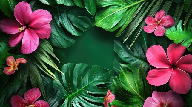 Tropical Luau theme for personalized party invitations and event posters