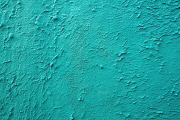 Aerial turquoise paint wall texture for background