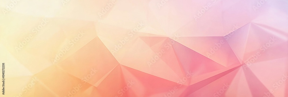 Poster The design showcases a smooth gradient background enriched with polygonal shapes, creating a visually appealing and modern aesthetic. Generative AI